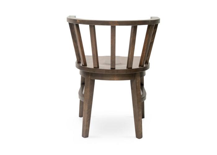Oakland Wood Saddle Chair - B