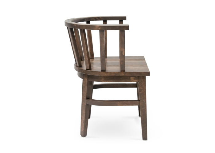 Oakland Wood Saddle Chair - S